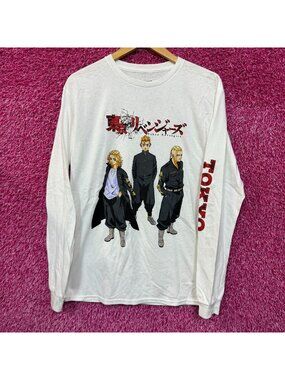 Tokyo Revengers Takemichi Manjiro Draken Anime Long Sleeve M